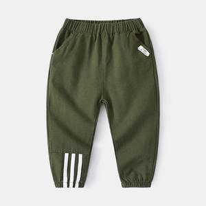 Vente en gros de pantalons cargo multicolores décontractés tendance pour garçons pantalons longs avec sangle inférieure blanche style décontracté printemps - Product Image 1