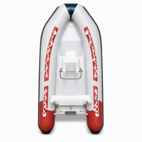 Bateau pneumatique rigide RIB HRR360 3,6 m 4 personnes Moteur hors-bord 20 CV PVC Haute résistance Pêche Sports nautiques CN