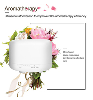 Diffuseur d'arôme électrique, multifonction, automatique, ultrasonique, pour maison intelligente, humidificateur avec huile essentielle et musicale, 500ml