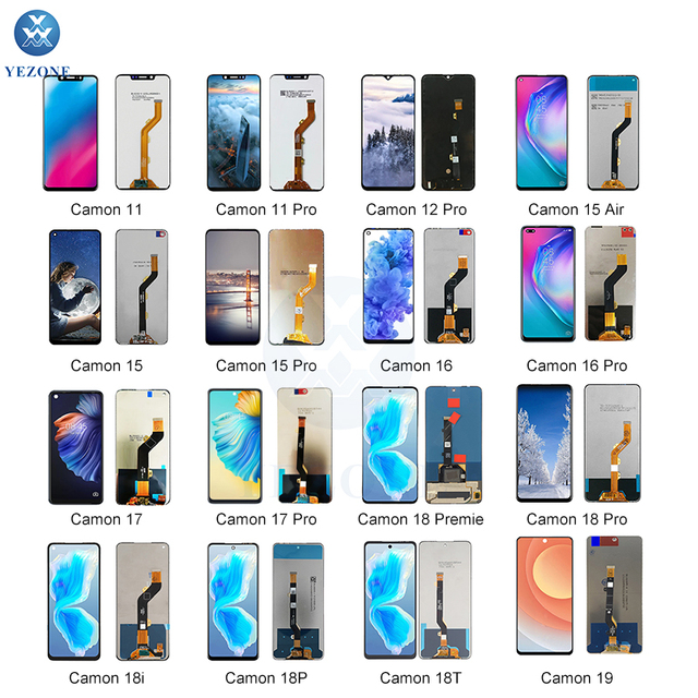 Lcd Touch Screen for Tecno Spark 7 8C 6 Go Displays Mobile Phone Lcds for Infinix X650 X657 Hot 7 Pro 8 9 10 Play 12 LCD Display