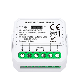 Interruptor Inalámbrico para Motor de Cortina Eléctrica, Control Remoto de 50 Metros, Interruptor de Persiana Enrollable de Plástico, Persianas, Ventanas, 5A Máx., Sistema de Hogar Inteligente - Product Image 2