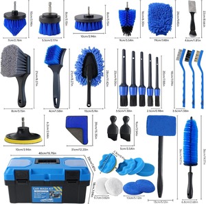 Kit professionnel <span class=keywords><strong>de</strong></span> nettoyage automobile avec tissus microfibres, outil <span class=keywords><strong>de</strong></span> nettoyage <span class=keywords><strong>de</strong></span> pare-brise et boîte <span class=keywords><strong>de</strong></span> rangement, modèle 26032010 - Product Image 2