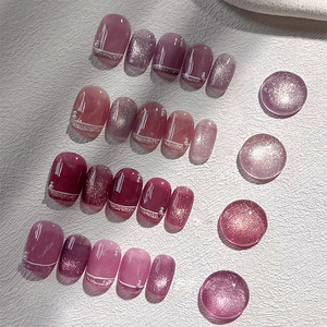 AILANUO Vernis à ongles UV œil de chat 7 couleurs de luxe - Vegan Non toxique Écologique Finition mate/naturelle/pailletée ODM/OEM Marque privée - Product Image 2