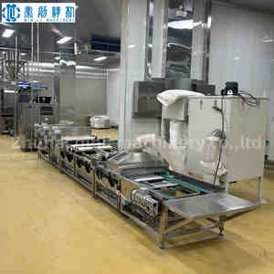 Máquina para hacer bollos de perritos calientes Línea de producción de pan de hamburguesas y hotdog completamente automática - Product Image 1