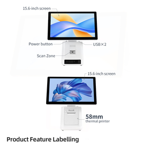 Ultra-Thin 11.6-Inch (Optional 15.6-Inch) Touchscreen Android POS System Full HD Resolution Bluetooth/Wi-Fi 6 for Efficient - Product Image 6