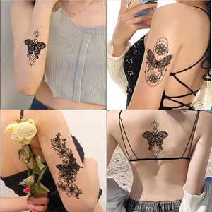 Tatouages temporaires imperméables, nouveau design, pour le corps entier, personnalisés, pour hommes et femmes, tatouages modernes minimalistes de luxe - Product Image 2