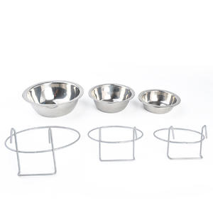 Tempat Makan Hewan Peliharaan Gantung, Dapat Disesuaikan, Mangkuk Anjing Terangkat, Stand Logam Stainless Steel 304, Mangkuk Makanan Kucing - Product Image 2