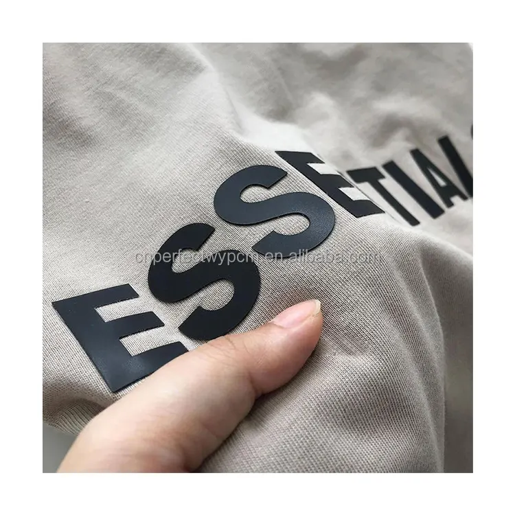사용자 정의 T 셔츠 열 인쇄 양각 Tshirt 열전달 3d 고무 실리콘 로고 플러스 사이즈 남성 티셔츠