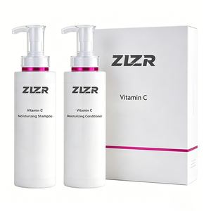 Shampooing et après-shampoing 2-en-1 personnalisé au logo, à l'huile d'argan et au miel, hydratant biologique, anti-frisottis, lissant, volumisant, aux acides aminés et vitamine C - Product Image 4