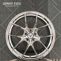 Jantes Chrome Personnalisées GrayFox 17 18 19 20 21 Pouces 5x112 5 X 120 5 X 114.3 Roues Forgées pour BMW M2 F80 F82 F90 E46 E92 M3 X3 X4