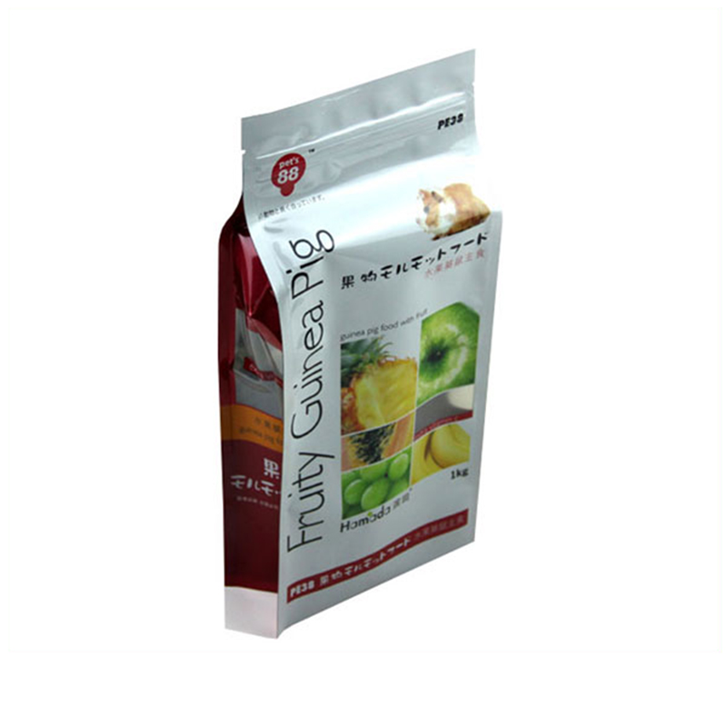High Quality Printed Smell Proof Ziplock  food grade customized aluminum foil stand up pet dog food bag