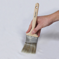 Pinceau angulaire ROLLINGDOG-STANDARD 10199 avec manche en bois d'érable pour dessiner des lignes et des bords de fermeture