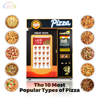 Distributeur automatique de pizza Caiyunjuan Distributeur automatique de pizza chaude avec fonction SDK