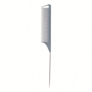 Peigne à queue léger en fibre de carbone et acier inoxydable, antistatique, résistant à la chaleur, pour tous types de cheveux - Product Image 2