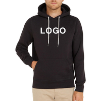 Hoodie Unisex Longgar Tebal dengan Kantong Kanguru, Pullover Musim Dingin Bordir Logo Kustom, Sweatshirt Bernapas, Kasual Digital
