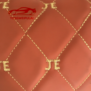 עור PVC מרופד ומובלט לשטיחי רכב, תיקים, ספות ועיצוב הבית - רקמה תלת-ממדית בהתאמה אישית עם גב סרוג עמיד בפני שחיקה - Product Image 6