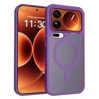 Funda magnética mate para móvil para XIAOMI 17 Pro Max 17pro para REDMI NOTE14T 14C 15 Pro, funda protectora ultra a prueba de golpes para teléfono