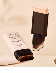 Stick de fond de teint correcteur TVLV transfrontalier 20g avec pinceau, éclaircissant, longue tenue, base de maquillage, crème correctrice double tête - Product Image 5