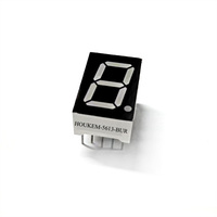 Le segment ultra rouge lumineux du chiffre 7 de 0.56 pouces a mené la Houkem-5613-A d'affichage/BUR 10 goupilles CA CC LED