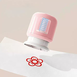 Штамп для канцелярских товаров с индивидуальным логотипом, на заказ, OEM, для офиса, самонаборный, круглый, резиновый, типа Trodat - Product Image 3