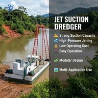 Pompe de dragage à aspiration jet durable et résistante à l'usure pour projets de dragage intérieur à faible capacité