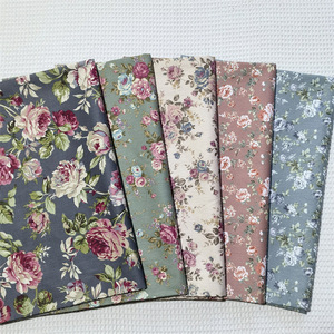 Tessuto in Cotone 100% con Stampa Floreale Rosa Stile <span class=keywords><strong>Shabby</strong></span> <span class=keywords><strong>Chic</strong></span>, Personalizzabile, all'Ingrosso, Stile Vintage, Ecologico, per Abiti alla Moda - Product Image 1