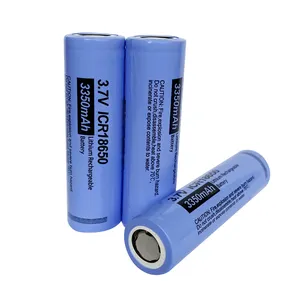 ICR18650 3350mah 3000mah 2600mah 2200mah 3.7v bateria recarregável 18650 bateria de iões de lítio