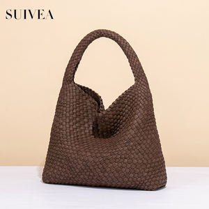 Sacs à main tissés à la main en gros pour femmes, sacs à bandoulière tendance et polyvalents, sacs fourre-tout doux et spacieux pour femmes - Product Image 2