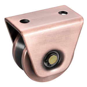 Poulie à rouleau de porte coulissante à double roulement 80mm avec rainure U/V/Y pour système de traction et de poussée universel - Product Image 3