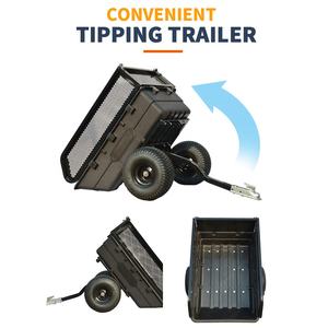 680kg açık çok fonksiyonlu bahçe Avt römork kamyon Tow-Goods mal taşıma ağır Atv vagon ile tekerlekler - Product Image 4