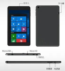 Zakelijke Tablet 8 Inch Z8300 2G 64G Fhd 10 Punt Touchscreen Win Systeem Tablet Met Batterij 2usb