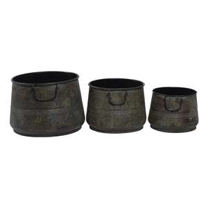 Macetero Metálico Galvanizado Hecho a Mano, Nuevo Estilo 2026, Último Modelo para Hogares, Hoteles y Restaurantes - Product Image 5