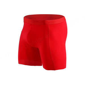 Venta al por mayor personalización 95% algodón 5% Spandex Calzoncillos Bóxer en blanco ropa interior cómoda para hombres Calzoncillos Bóxer - Product Image 6