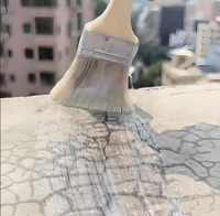 Revêtement de carrelage de salle de bain en polyuréthane transparent Colle de mortier imperméabilisante facile à utiliser avec arrêt d'eau efficace en acier polyester