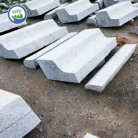 Cina fabbrica fabbricazione medio grigio a buon mercato giardino granito G602 G341 curvo paesaggistica pietre passo-passo