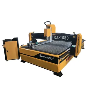 Oodworking-máquina de corte de madera contrachapada, máquina enrutadora CNC de 4 ejes, mesa de vacío 3D, CA-1530