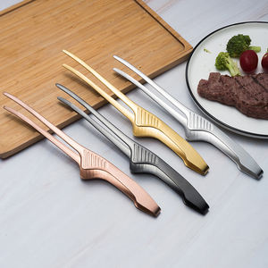 Pinzas de Cocina de Acero Inoxidable de Precisión Estilo Japonés para Barbacoa Coreana Yakiniku, Aptas para Lavavajillas y Horno, para Servir Alimentos - Product Image 2