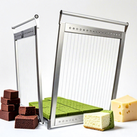 Machine à découper le beurre, le fromage, le tofu et les gâteaux, avec espacement réglable, machine à chocolat portative pour usage domestique