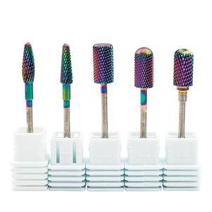 Forets <span class=keywords><strong>en</strong></span> alliage de tungstène de couleur brillante multi-formes Forets <span class=keywords><strong>arc</strong></span>-<span class=keywords><strong>en</strong></span>-<span class=keywords><strong>ciel</strong></span> pour clous pour perceuse à <span class=keywords><strong>ongles</strong></span> Haute qualité Durable - Product Image 1