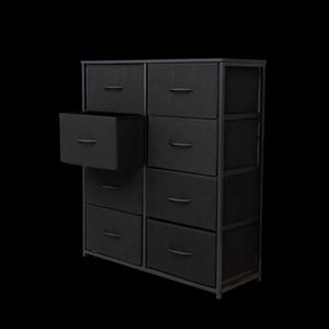 Commode autoportante moderne en tissu pour salon, durable, avec panneaux en MDF et acier inoxydable, en pin, disponible en plusieurs couleurs - Fournisseur en gros - Product Image 3