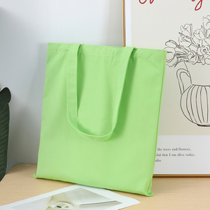 Bán buôn tùy chỉnh in logo giá rẻ tái sử dụng Túi mua sắm Đồng bằng màu trắng trống bông vải tote túi với tùy chỉnh - Product Image 6