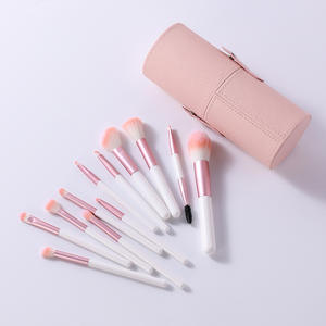 YRX A720 Juego Profesional de 12 Brochas de Maquillaje con Mangos de Madera, Pelo Sintético Suave, Empaque Personalizable para Aplicación Facial - Product Image 3