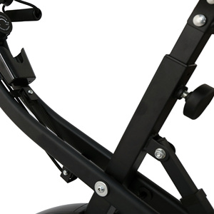 Vélo d'exercice pliable portable pour intérieur, système magnétique, résistance réglable, <span class=keywords><strong>cyclisme</strong></span> sportif, dossier en acier, équipement de fitness - Product Image 4