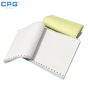 Papel autocopiativo personalizado al por mayor, hojas de formularios comerciales continuos, papel NCR multiparte para procesamiento de pedidos - Product Image 1