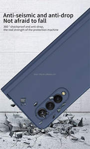 Portalápices caro todo en uno cubierta móvil mate cubiertas de teléfono celular y protectores de película de pantalla funda de teléfono para Samsung Fold 4 - Product Image 5