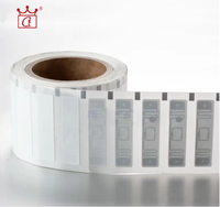 Etiqueta RFID de antena inteligente UHF, etiqueta adhesiva de rollo de papel NFC para gestión de libros en almacén en Stock