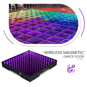 Panel Magnético con Espejo Infinito, Pantalla LED <span class=keywords><strong>3D</strong></span> de Píxeles, Luces para Pista de Baile, para Bodas, Discotecas, Fiestas, en Oferta - Product Image 5