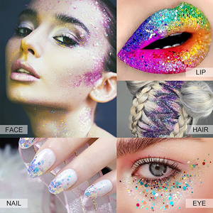 Cosmétique en vrac Polyest gros maquillage sorcellerie diamant taupe sans colle bâton oeil paillettes