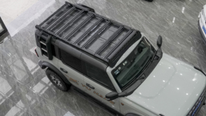 Porte-bagages de toit de voiture YUHANG convient pour Ford Bronco 2021-2023 4Dr 2Dr étuis à bagages latéraux durs boîte de rangement latérale plate-forme de toit - Product Image 2