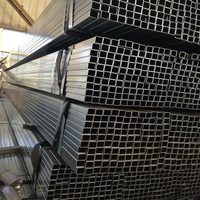 Tube carré à prix avantageux 30*30*1.5, en stock, galvanisé, laminé à chaud, en acier au carbone rectangulaire, revêtement zinc 99,9%, résistant à la rouille